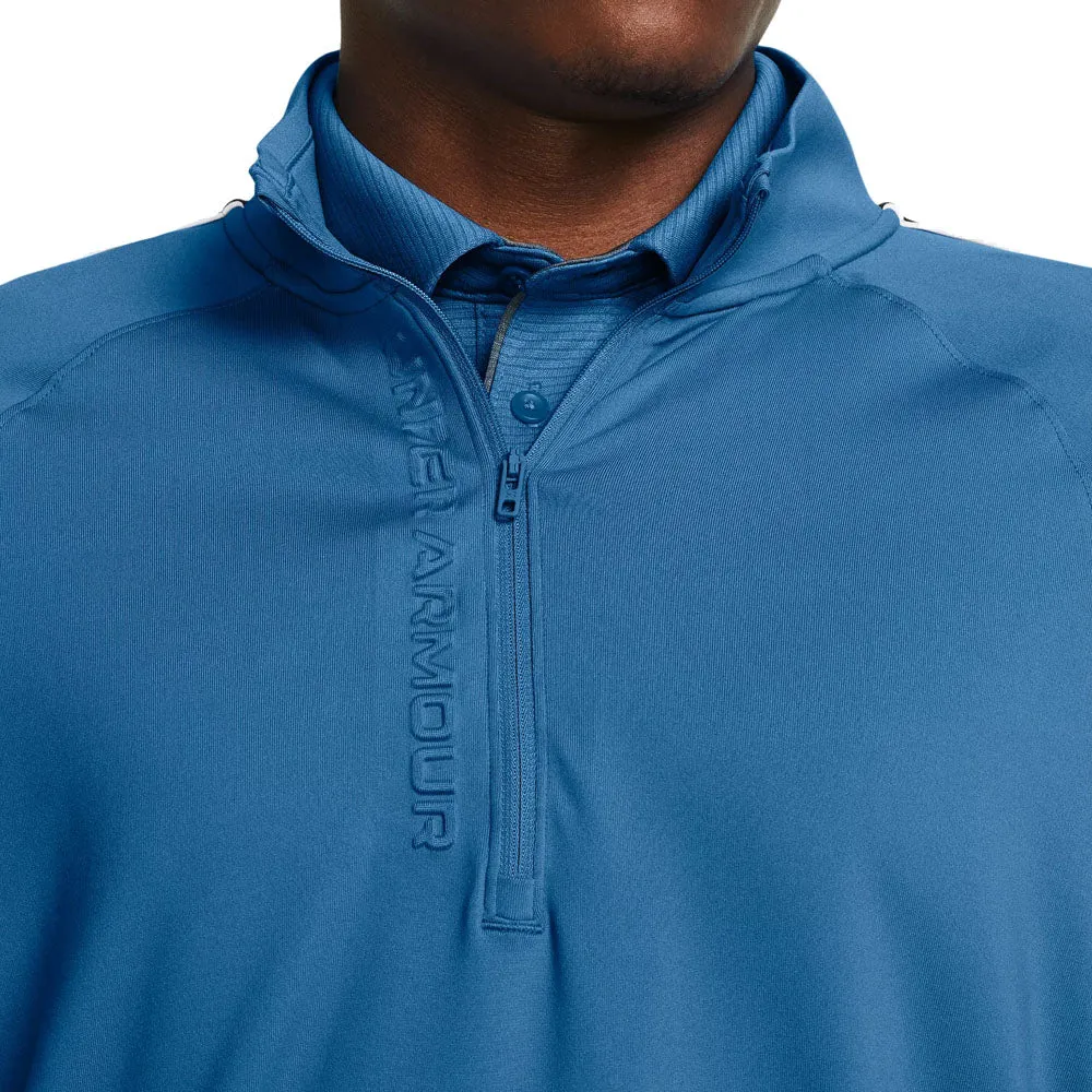 Under Armour Storm Midlayer 1/2 Zip Pullover - Photon Blue/Midnight Navy/White Dress from the Feet Up