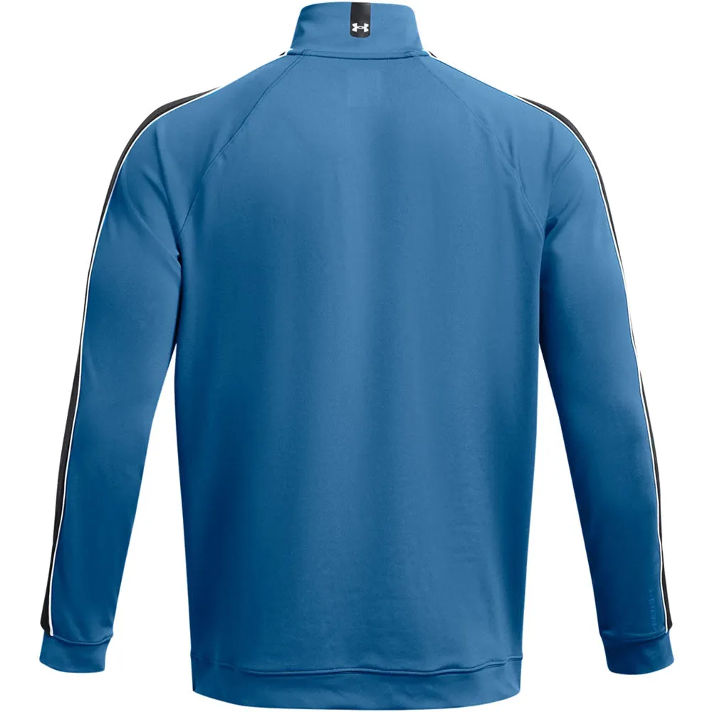 Under Armour Storm Midlayer 1/2 Zip Pullover - Photon Blue/Midnight Navy/White Father's Day Sale Fearlessly You