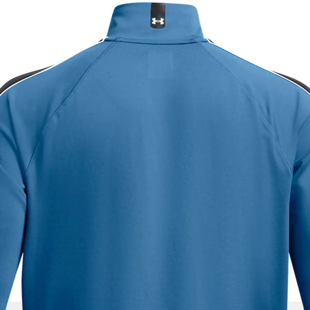 Under Armour Storm Midlayer 1/2 Zip Pullover - Photon Blue/Midnight Navy/White Step Into Strength