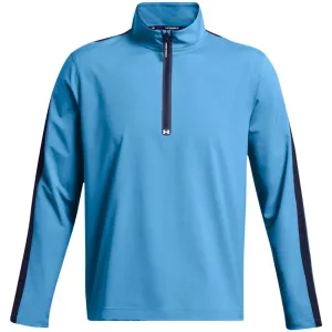 Thanksgiving Day Sale Under Armour Storm Windstrike 1/2 Zip Pullover - Photon Blue/Midnight Navy/White