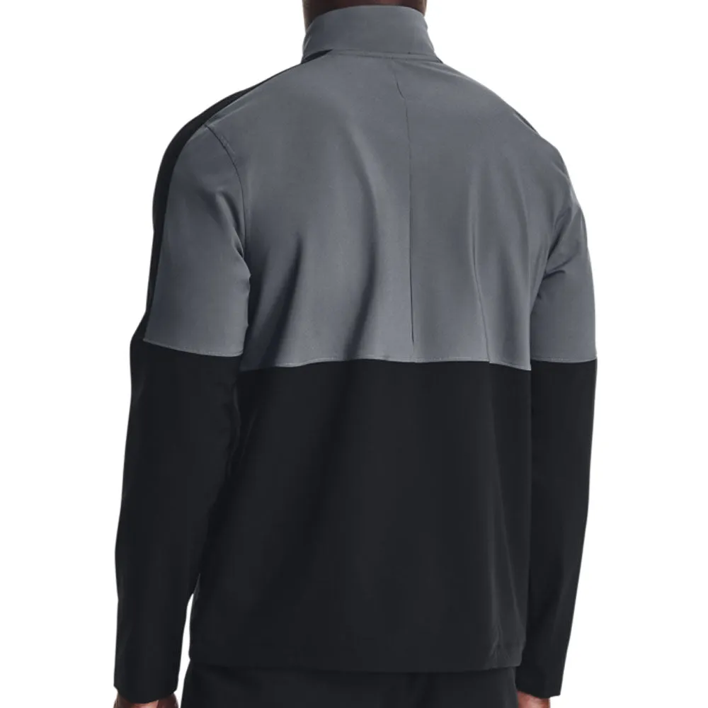 Under Armour Storm Windstrike Full Zip Pullover - Black/Pitch Grey New Year's Eve Sale