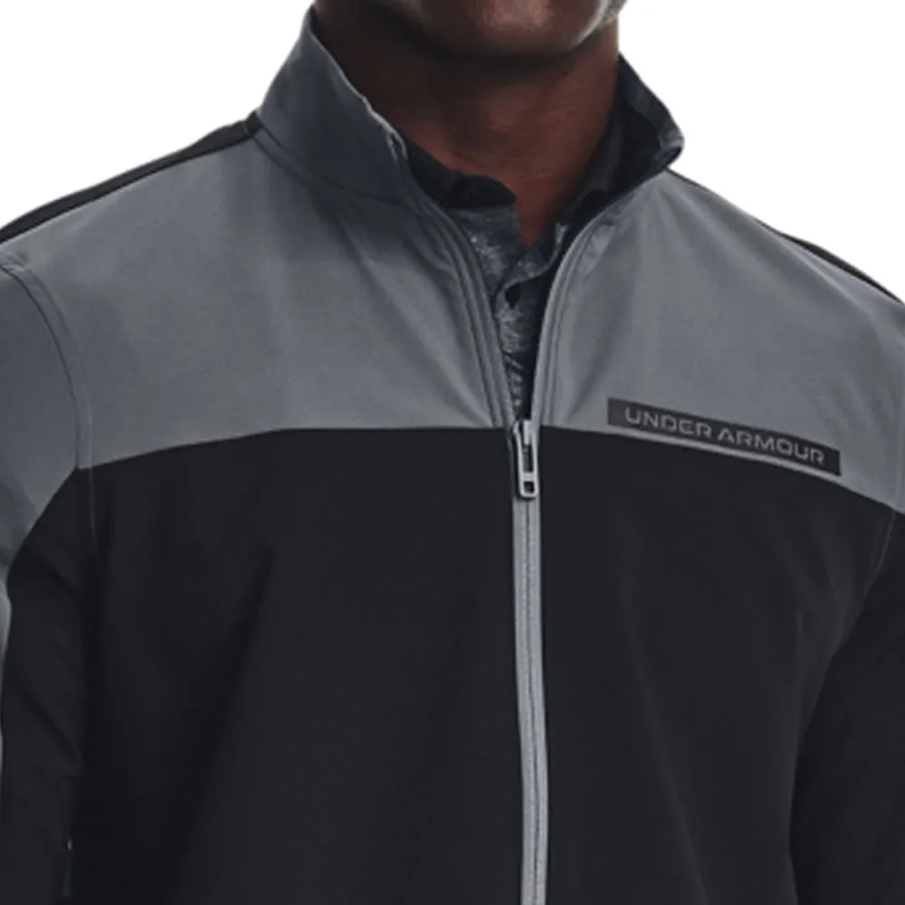 Mother's Day Sale Black Friday Exclusive Under Armour Storm Windstrike Full Zip Pullover - Black/Pitch Grey