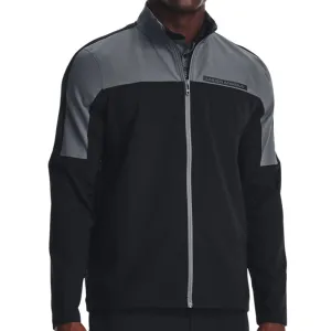Under Armour Storm Windstrike Full Zip Pullover - Black/Pitch Grey Fuel Your Fire No Limits, Just Style