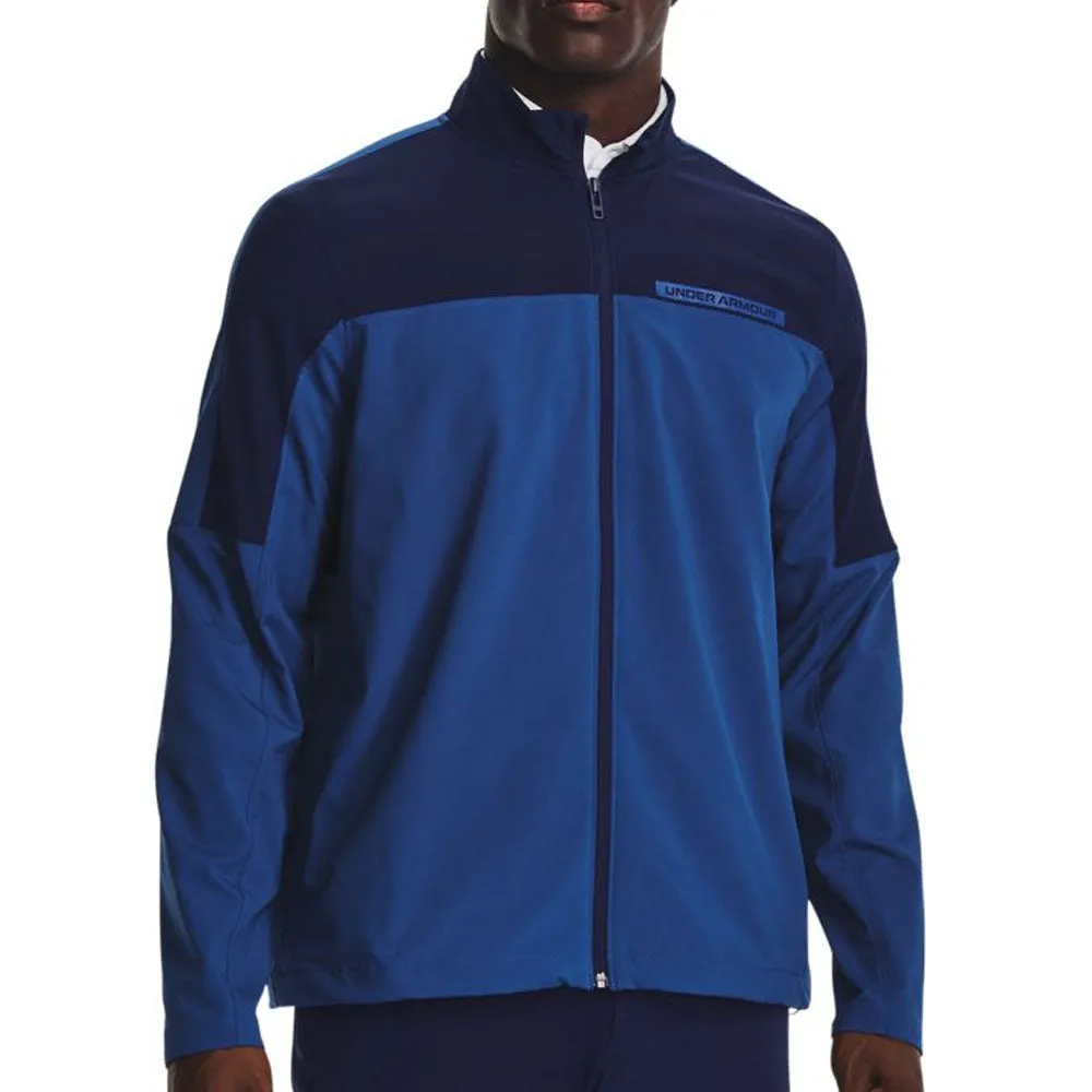 Under Armour Storm Windstrike Full Zip Pullover - Blue Mirage/Midnight Navy Step into the Beat Fearlessly You