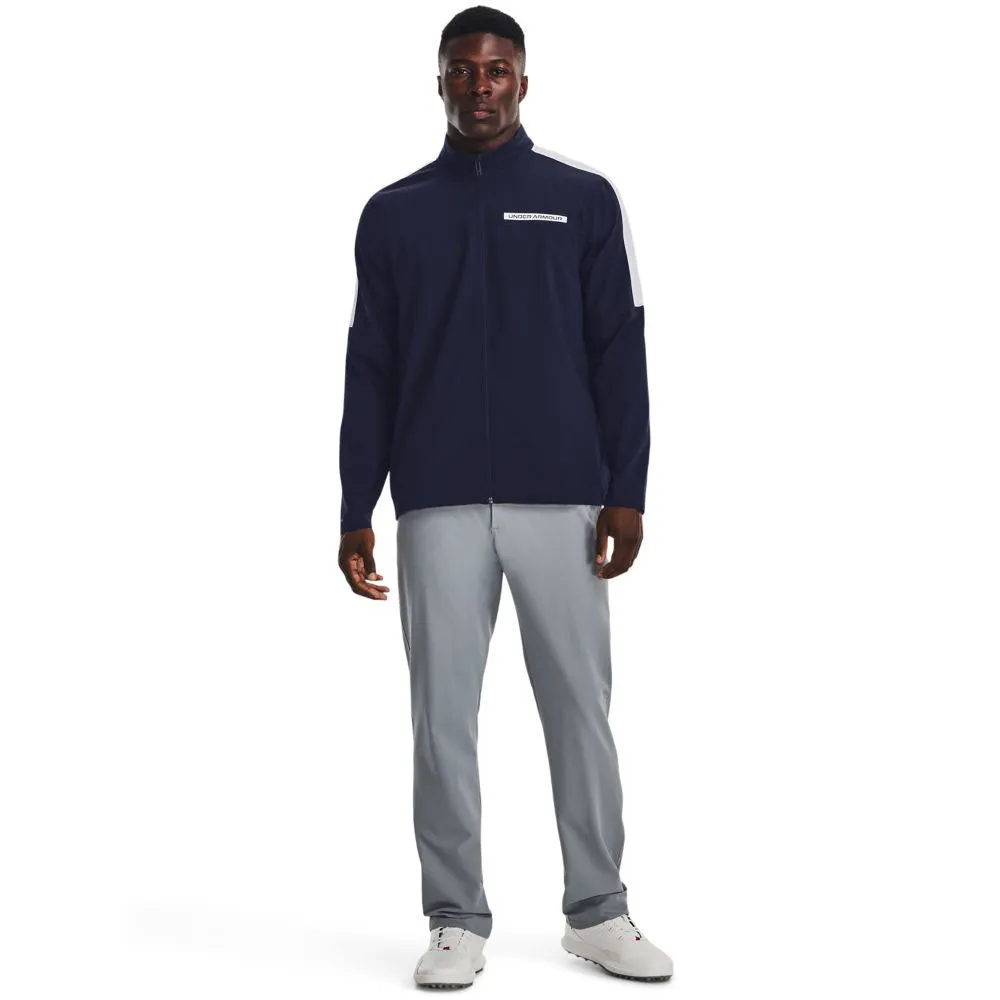 All Saints' Day Sale All Eyes on You Under Armour Storm Windstrike Full Zip Pullover - Midnight Navy