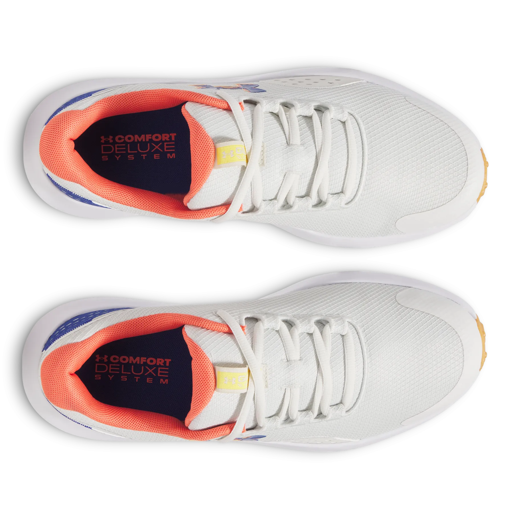 Under Armour Surge Spikeless Golf Shoes - White Clay/Royale Redefine Classic