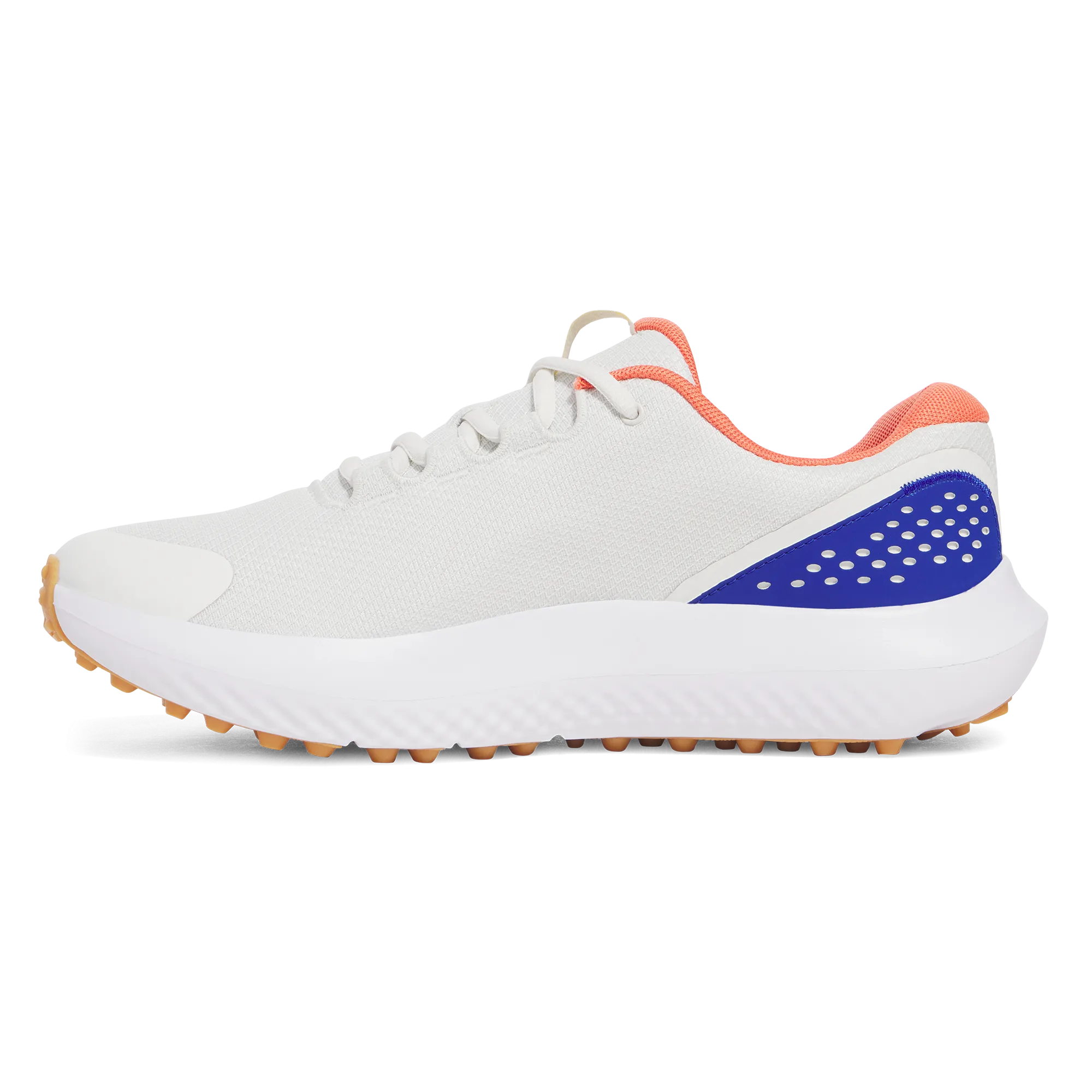 Under Armour Surge Spikeless Golf Shoes - White Clay/Royale Built for the Bold