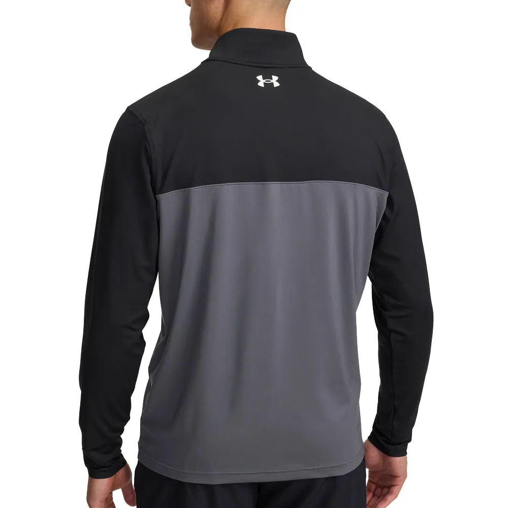 Under Armour T2G 1/4 Zip Pullover - Black/Castlerock/White Own the Streets
