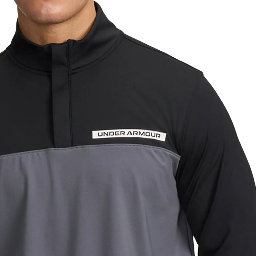 Under Armour T2G 1/4 Zip Pullover - Black/Castlerock/White Biggest Sale of the Year