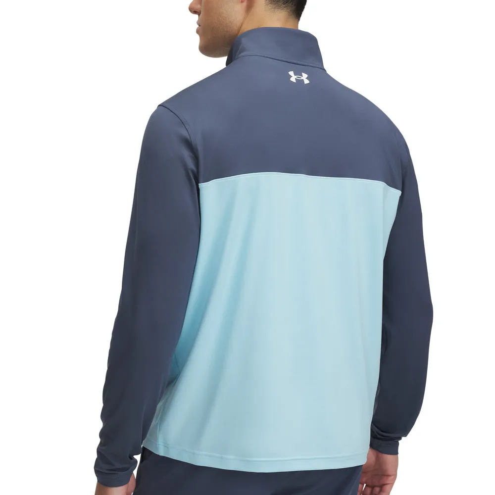 Walk Loud Keep Going Strong Under Armour T2G 1/4 Zip Pullover - Downpour Grey/Stream/White