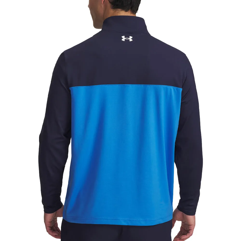 Under Armour T2G 1/4 Zip Pullover - Midnight Navy/Blue Atlantis/White All Saints' Day Sale