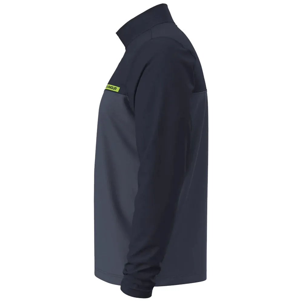Exclusive Deal Affordable Under Armour T2G 1/4 Zip Pullover - Midnight Navy/Downpour Grey/Cyber Green