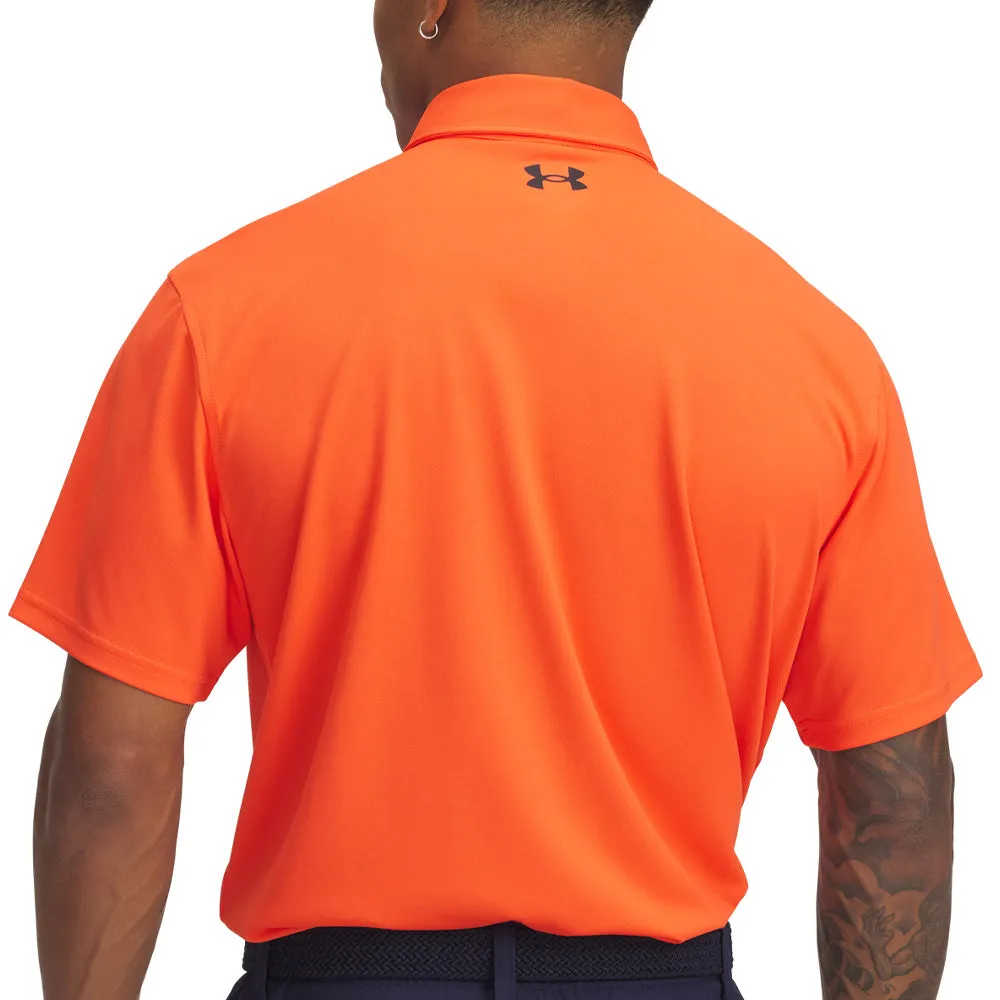 Under Armour T2G Pique Polo Shirt - Fire/Black Built to Perform Made to Turn Heads