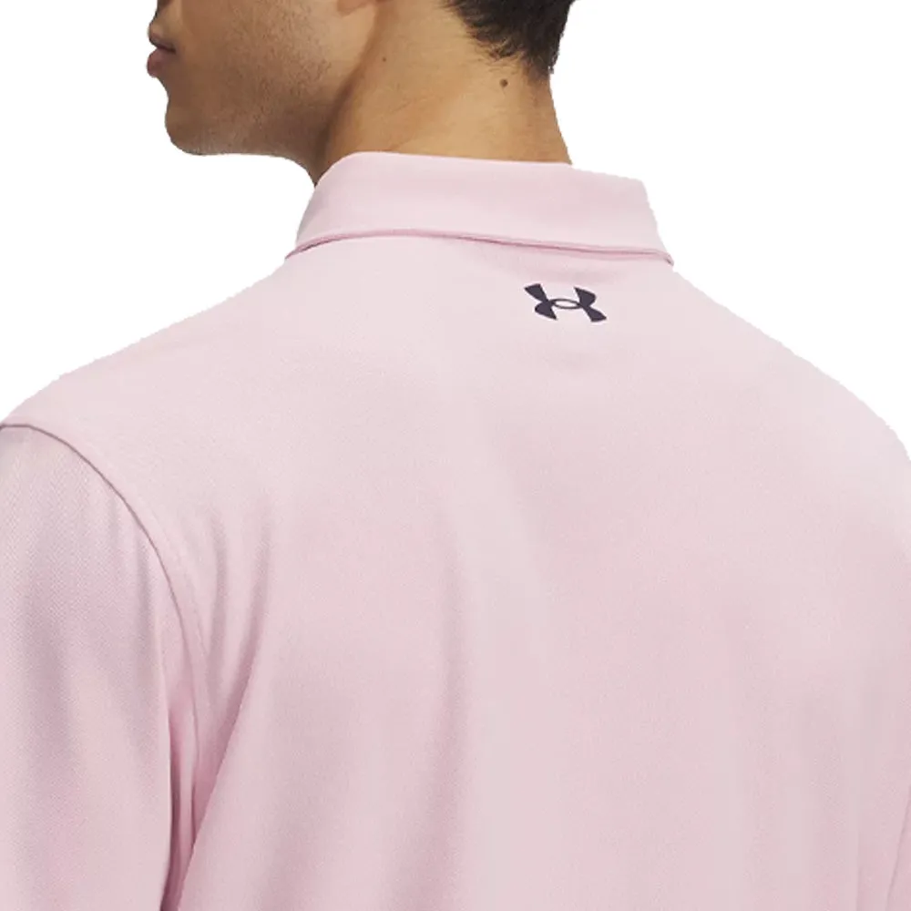 Deal Of The Century All Eyes on You Under Armour T2G Pique Polo Shirt - Prime Pink/Midnight Navy