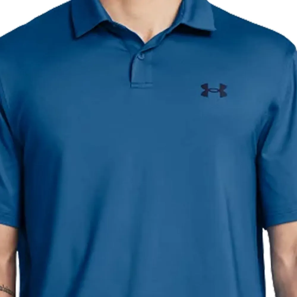 Spring Sale Feel the Energy Under Armour T2G Polo Shirt - Photon Blue/Midnight Navy