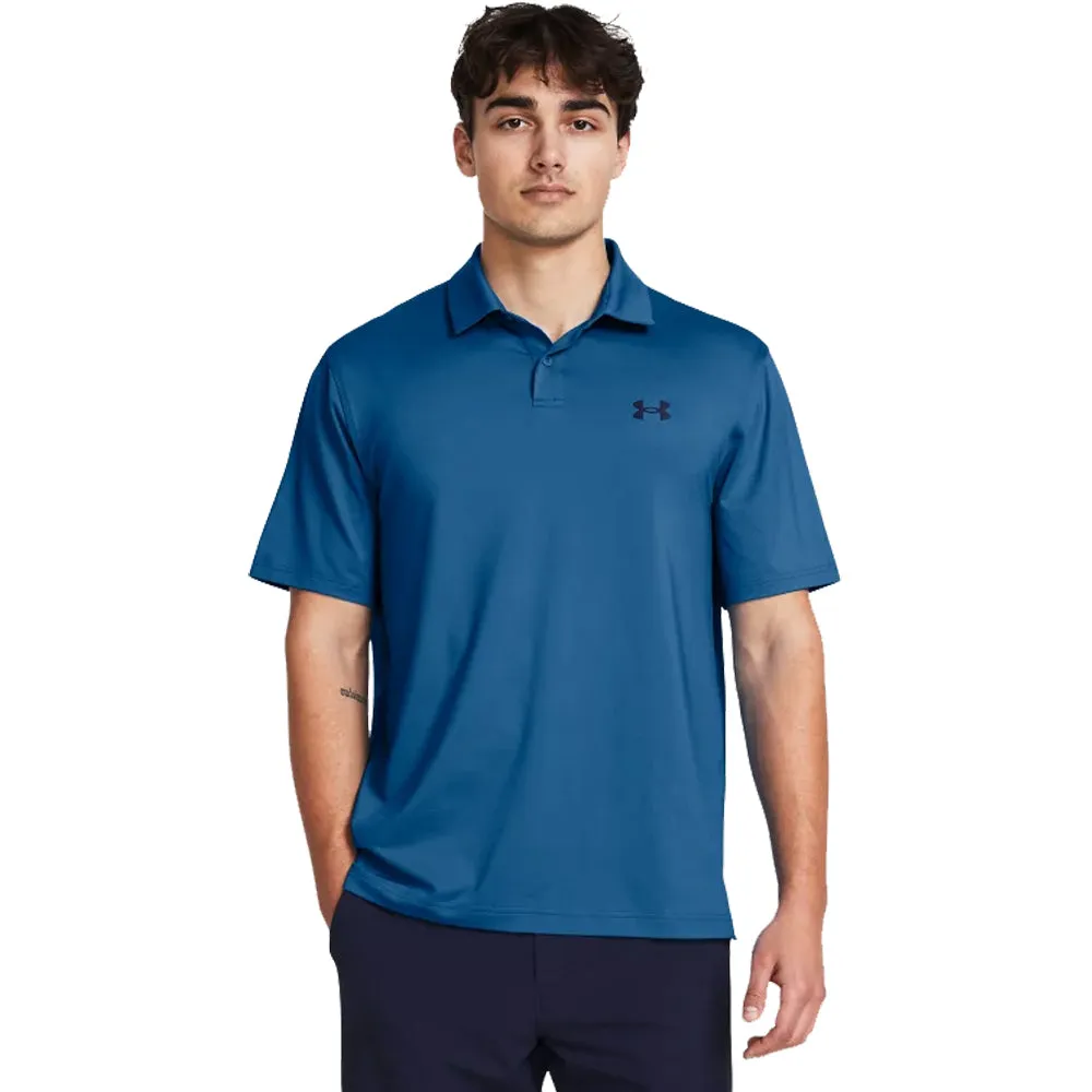 Break Boundaries Under Armour T2G Polo Shirt - Photon Blue/Midnight Navy