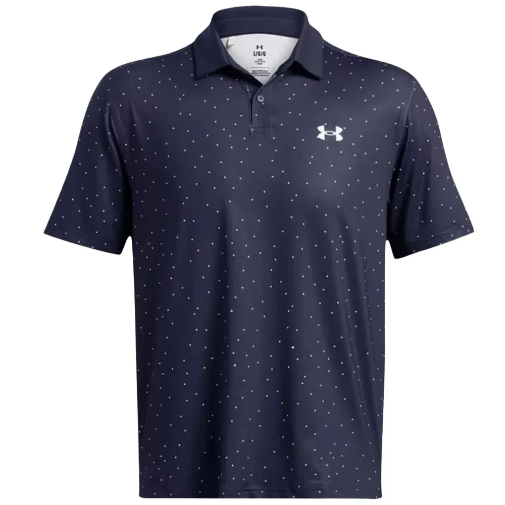 Under Armour T2G Printed Polo Shirt - Midnight Navy/Black Affordable Own the Moment