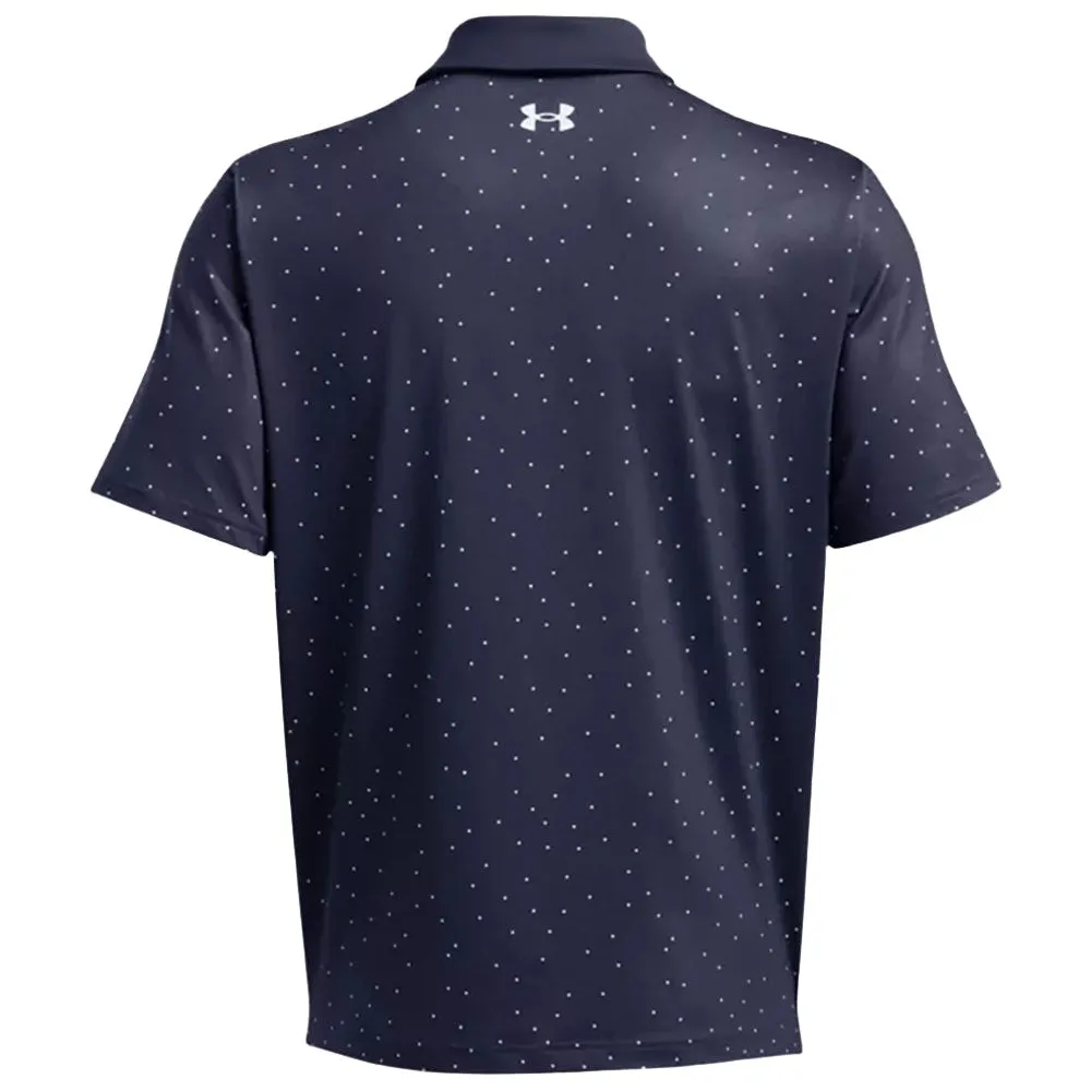 Holiday Sale Black Friday Sale Under Armour T2G Printed Polo Shirt - Midnight Navy/Black