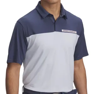 Made to Turn Heads Dare to Lead Under Armour Tee To Green Color Block Polo Shirt - Downpour Grey/Halo Gray/Prime Pink