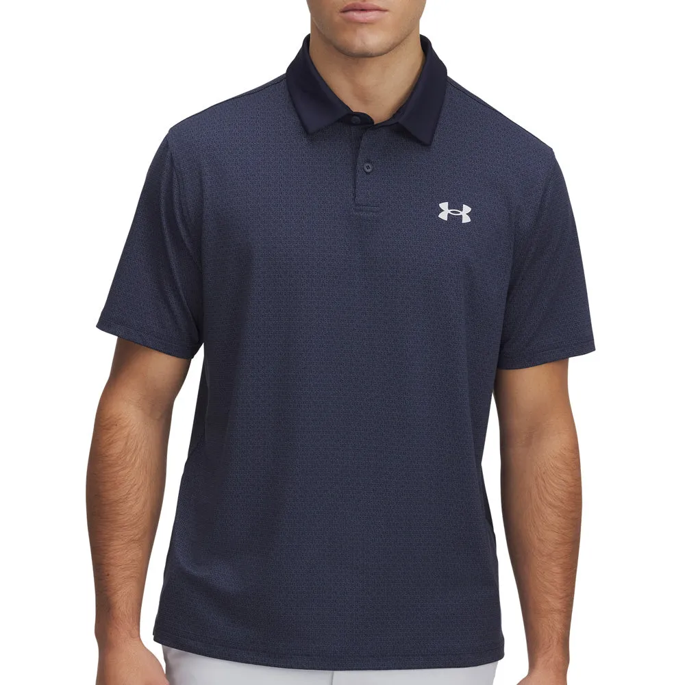 Under Armour Tee To Green Printed Polo Shirts - Midnight Navy/Halo Gray Step Into Strength Walk with Purpose