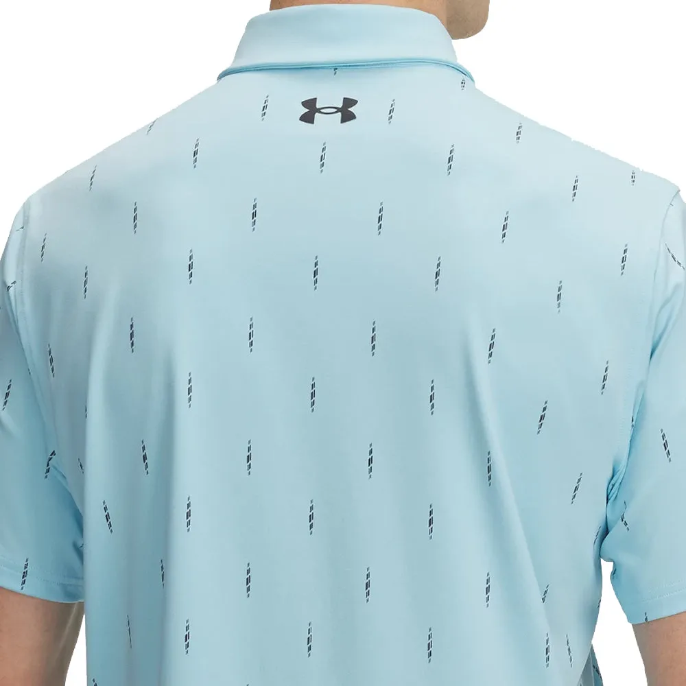 Under Armour Tee To Green Printed Polo Shirts - Stream/Black Walk Tall Limited Time Offer