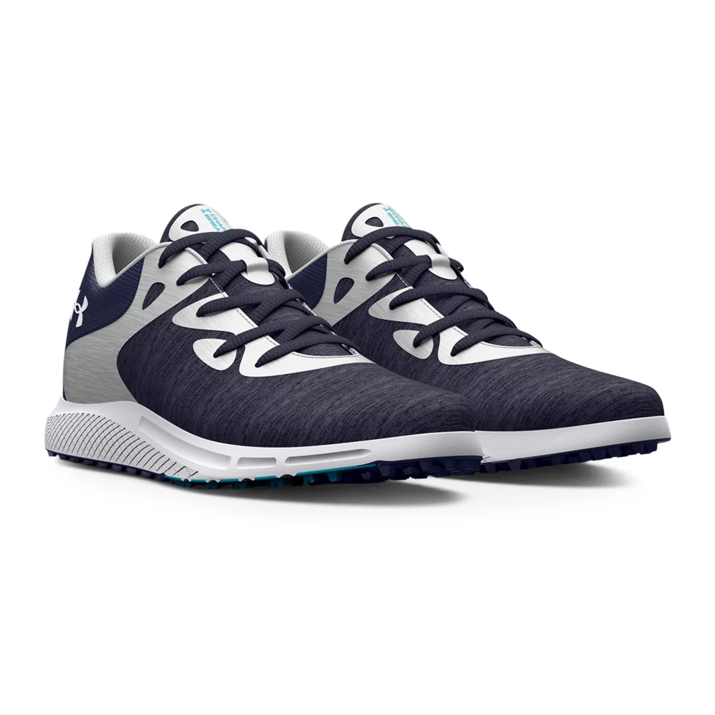 Under Armour Women'S Charged Breathe 2 Knit Spikeless Golf Shoes - Midnight Navy/White Back To School Sale
