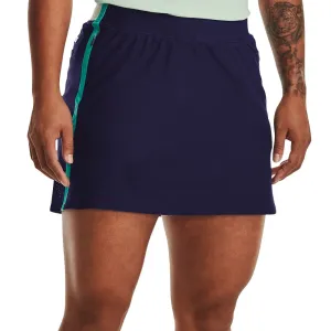 Move Like You Mean It Under Armour Women'S Links Knit Golf Skort - Midnight Navy/Neptune