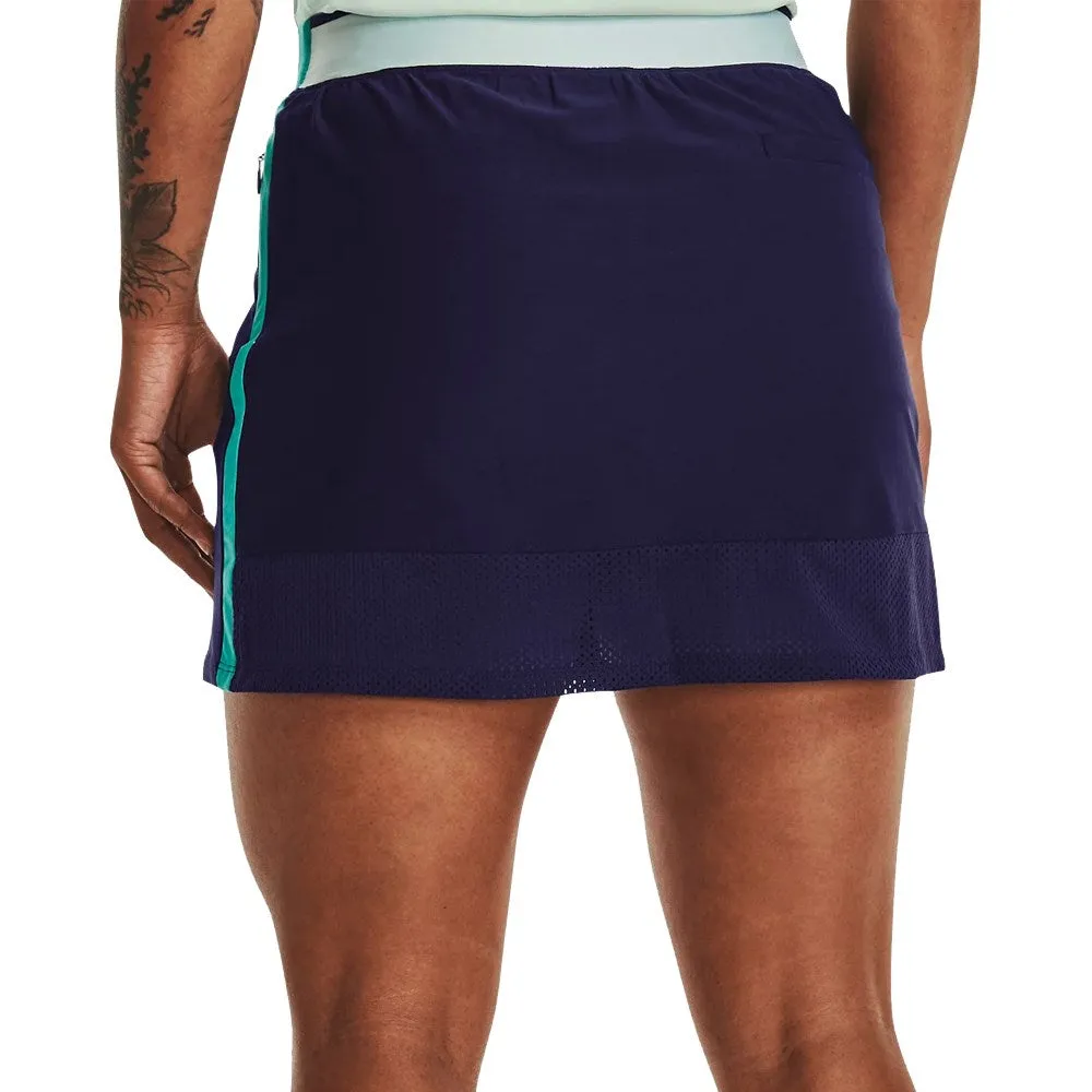 Under Armour Women'S Links Knit Golf Skort - Midnight Navy/Neptune President's Day Sale