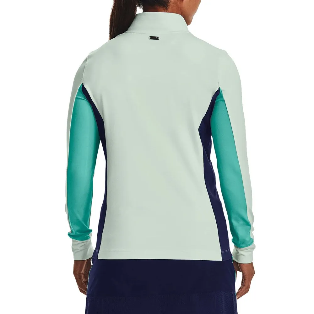 Under Armour Women'S Storm Mid-Layer Golf 1/2 Zip - Sea Mist/Midnight Navy Black Friday Exclusive Be Unstoppable