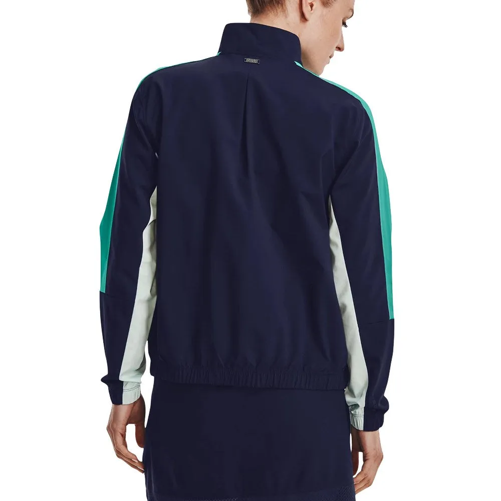 Under Armour Women'S Storm Windstrike Water Repellent Golf Jacket - Midnight Navy/Neptune No Limits, Just Style