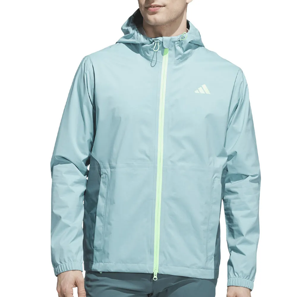 Adidas Rain.Rdy Waterproof Jacket - Mint Ton Engineered for Speed
