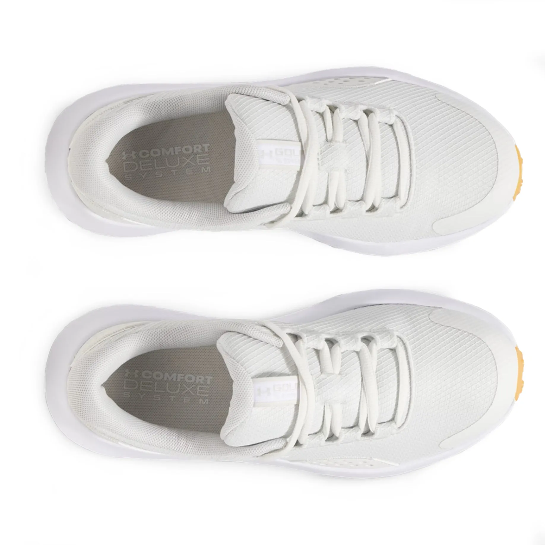 Be Unstoppable No Limits, Just Style Under Armour Women'S Surge Spikeless Golf Shoes - White Clay/White
