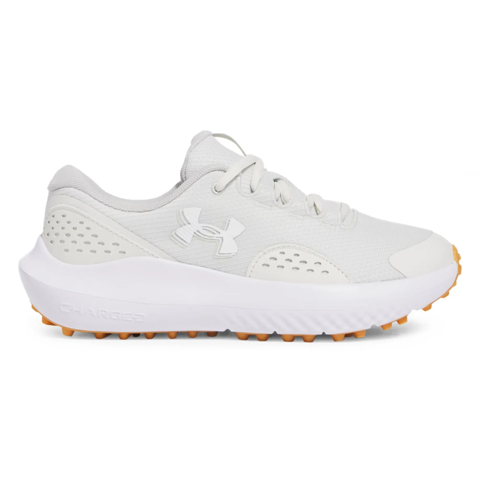 No Limits, Just Style Under Armour Women'S Surge Spikeless Golf Shoes - White Clay/White