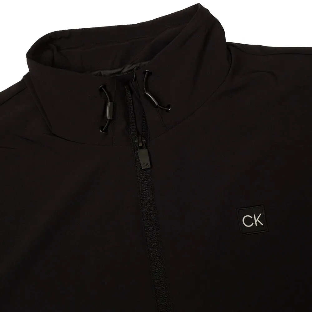 Calvin Klein Motion Full Zip Windbreaker Jacket - Black Exclusive Deal