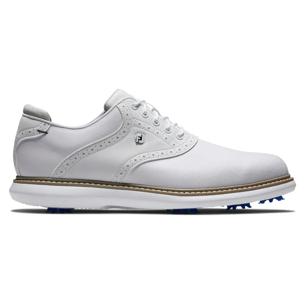 Walk Loud Clearance Sale Footjoy Traditions Spiked Waterproof Shoes - White