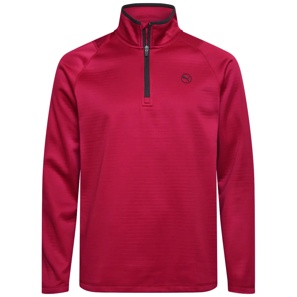 Puma Waffle Fleece 1/4 Zip Sweater - Intense Red No Limits, Just Style Sweetest Day Sale