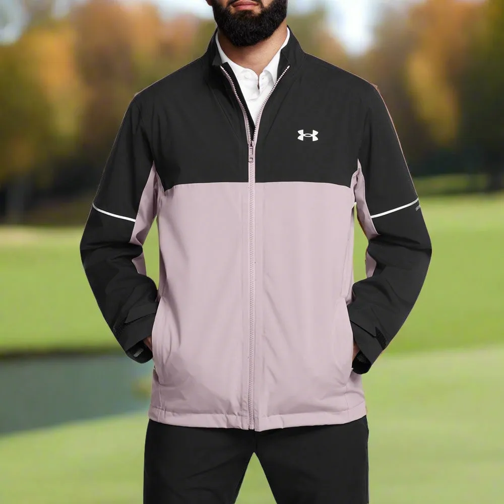Under Armour Drive Rain Waterproof Jacket - Black/Tetra Grey Cyber Monday Sale