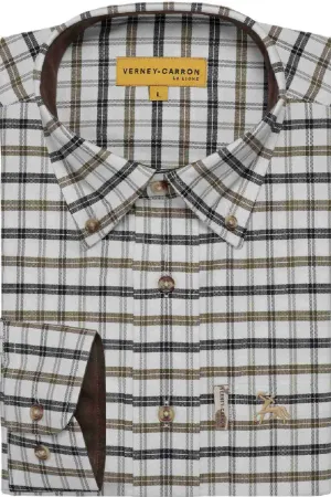 Verney Carron Clemont Cotton Checked Shirt Verney Carron Outdoor Tops