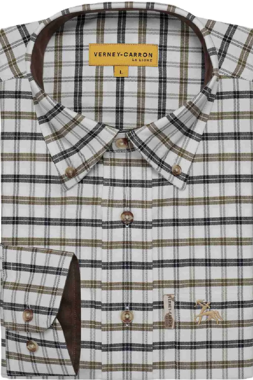Verney Carron Clemont Cotton Checked Shirt Verney Carron Outdoor Tops