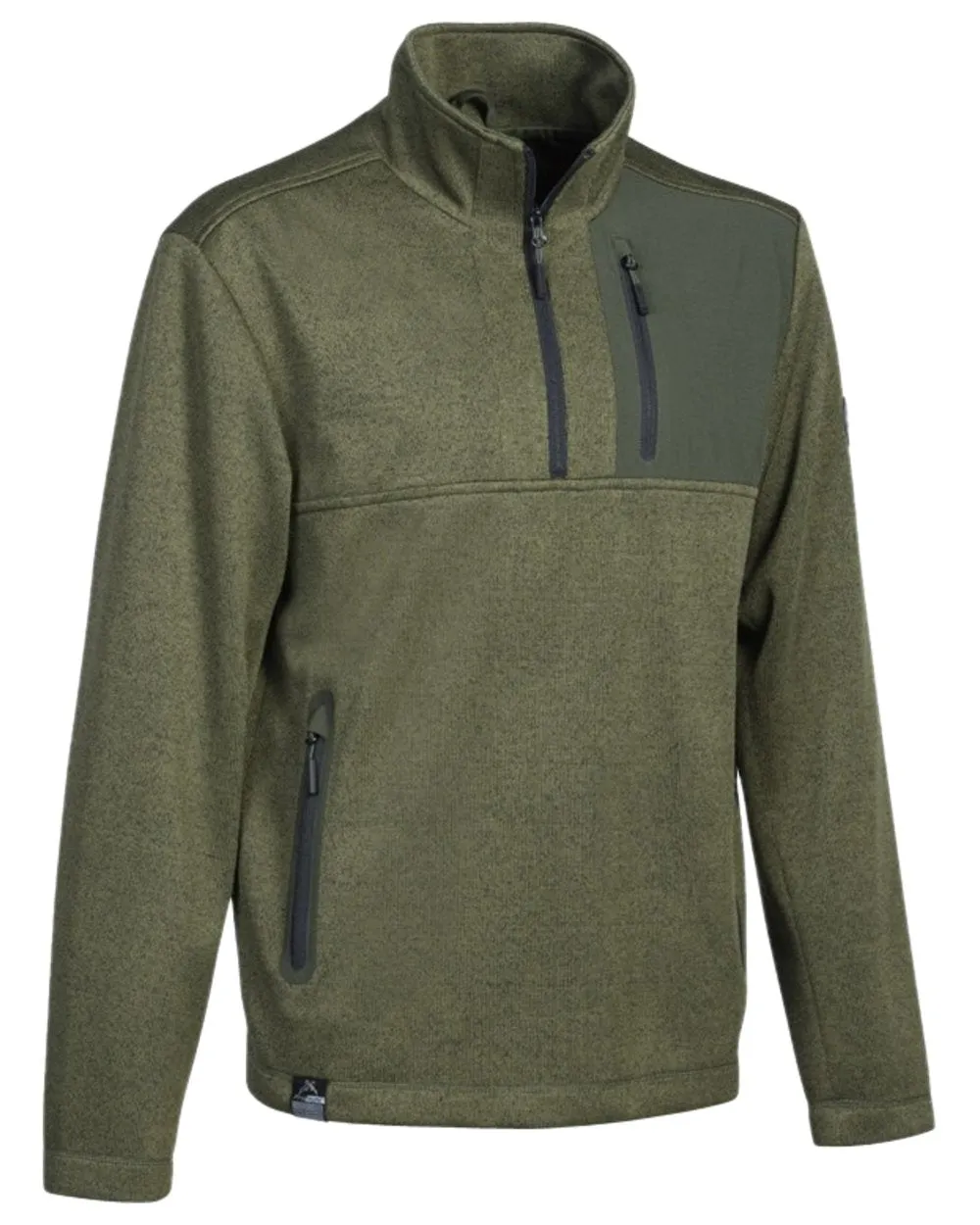 Verney Carron Mens Windbreaker Sweater Zip Neck Wool Pullovers