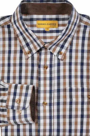 Verney Carron Nancay Cotton Checked Shirt Verney Carron Outdoor Tops