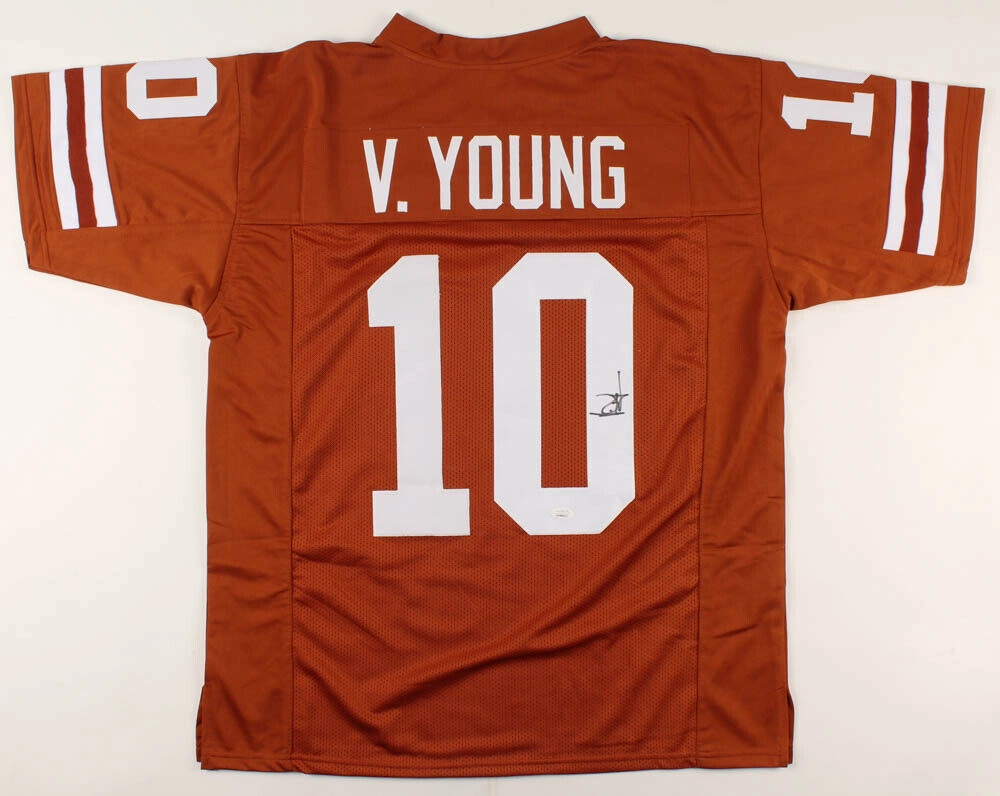 Vince Young Signed Texas Longhorns Jersey (JSA COA) Titans Strating QB 20062010