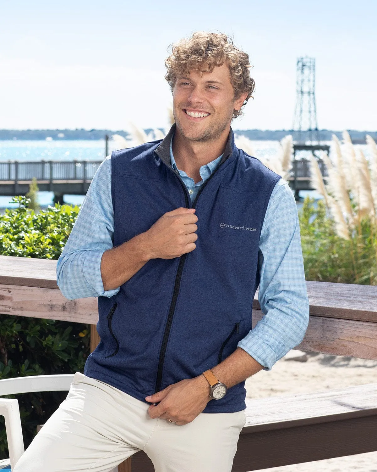 Sweetest Day Sale Black Friday Deal Vineyard Vines - Men'S On-The-Go Shep Vest