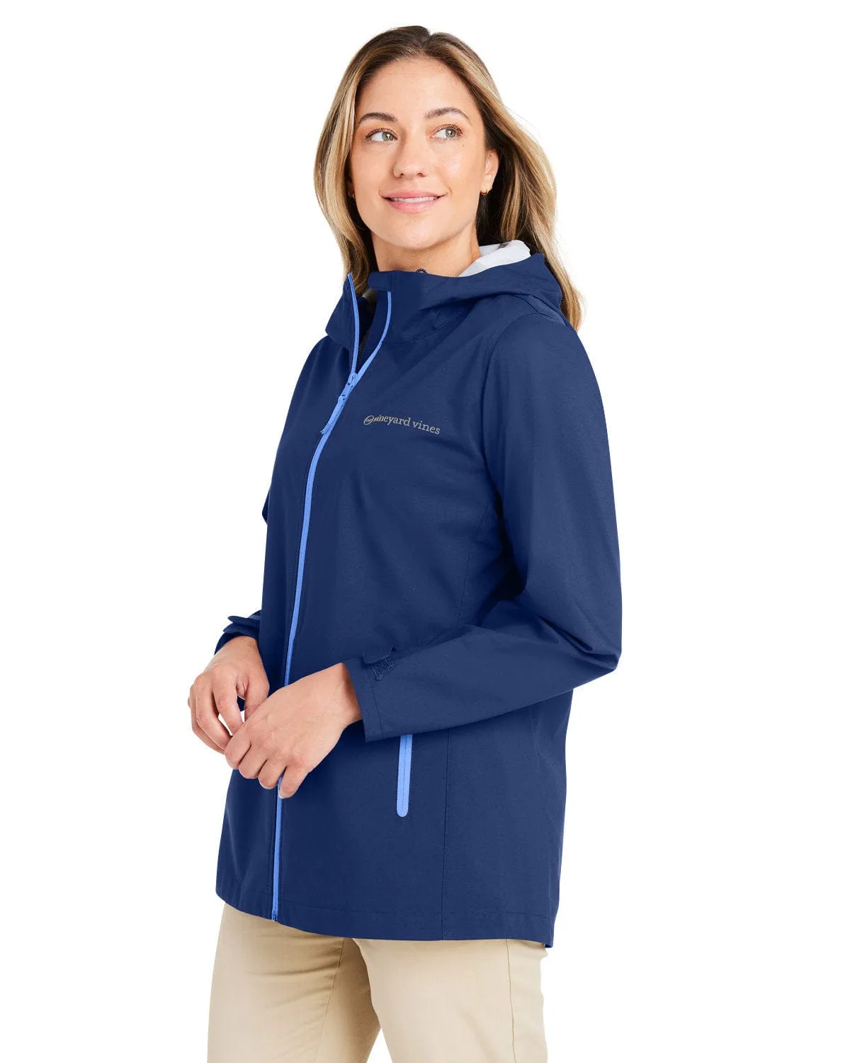 Lead with Style Own the Moment Vineyard Vines - Women'S Rain Shell Jacket