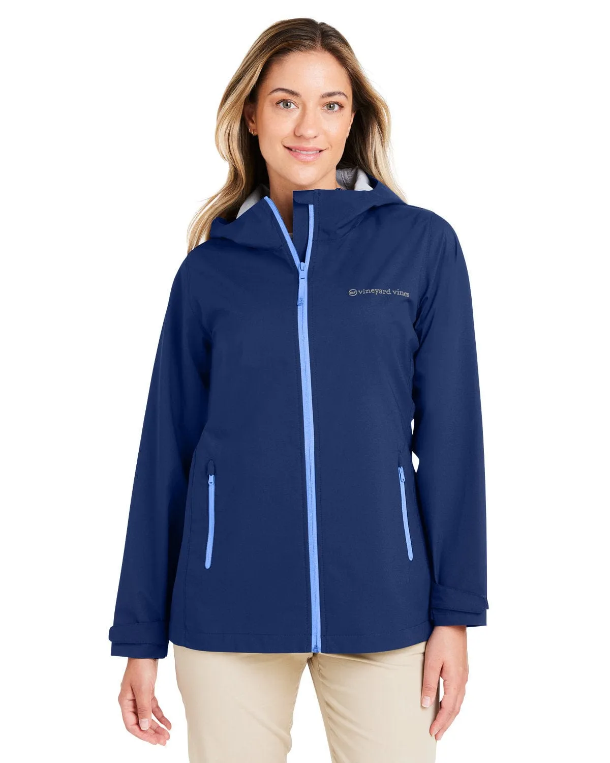Vineyard Vines - Women'S Rain Shell Jacket Command Attention