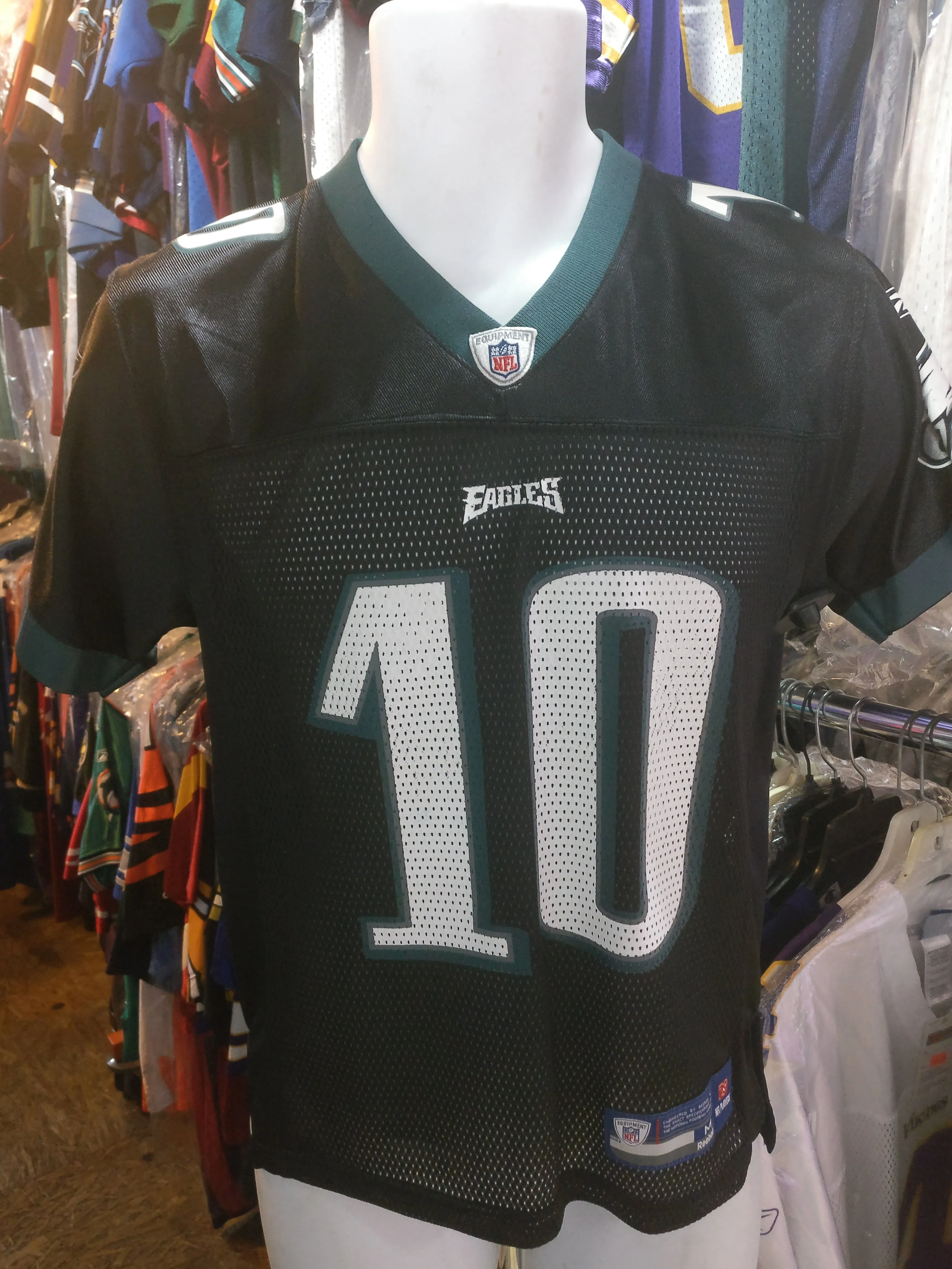 Vintage #10 DESEAN JACKSON Philadelphia Eagles NFL Reebok Jersey YM