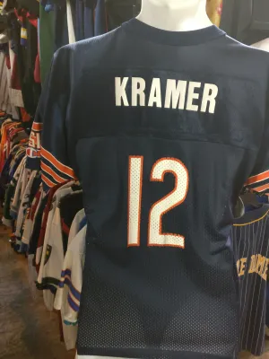 Vintage #12 ERIC KRAMER Chicago Bears NFL Champion Jersey 14-16