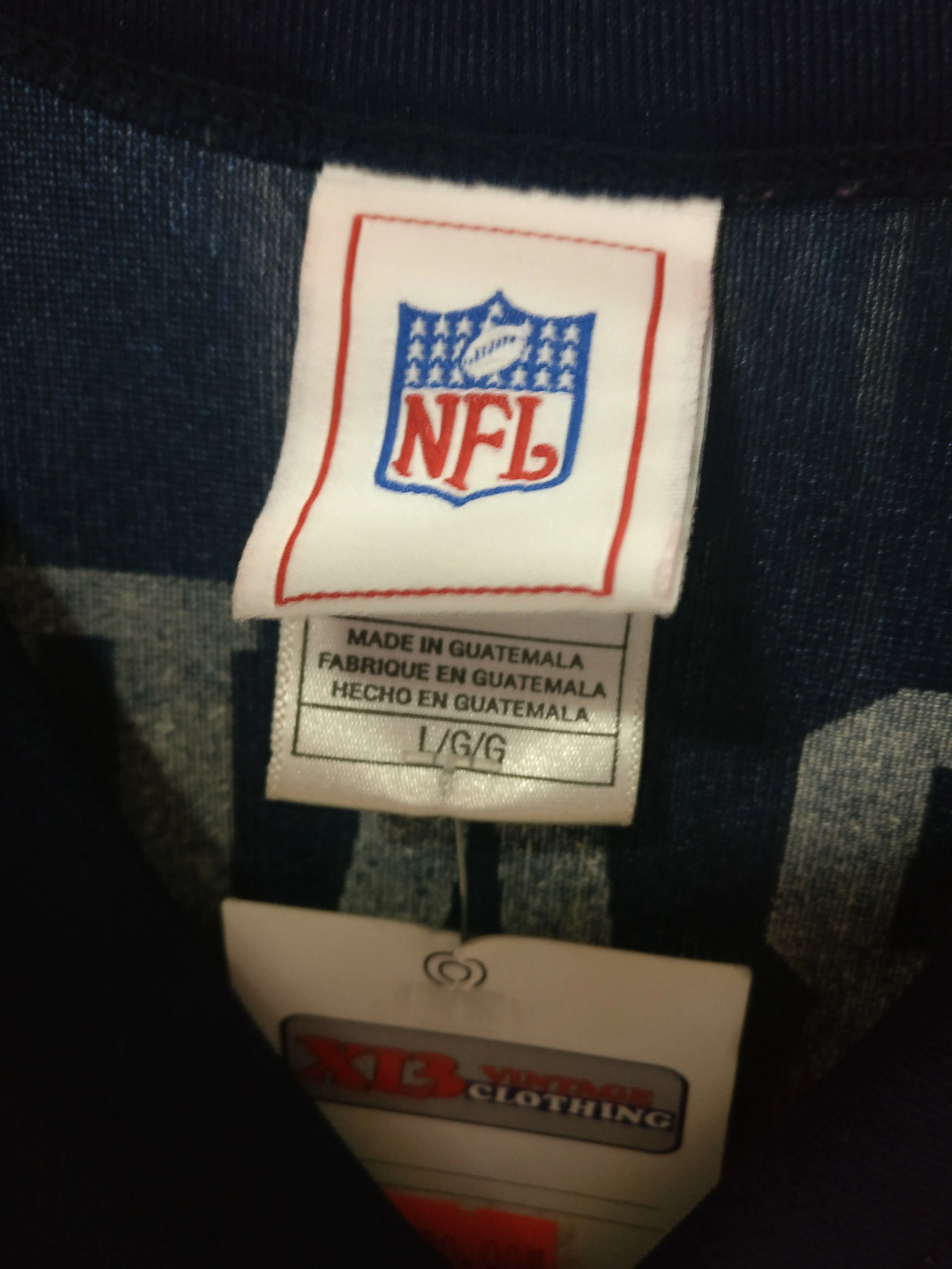 Vintage #12 TIM BRADY New England Patriots NFL Jersey L