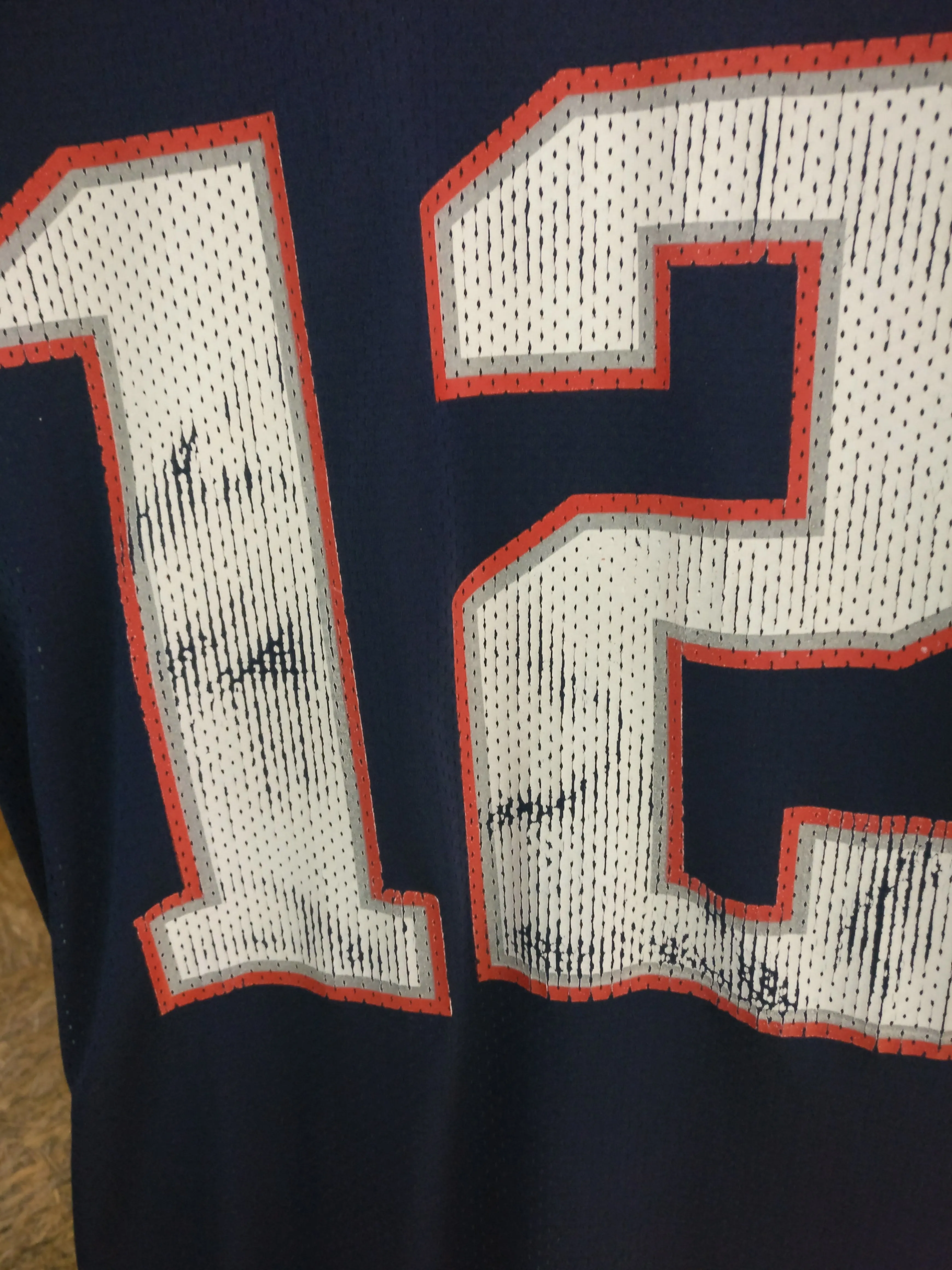 Vintage #12 TOM BRADY New England Patriots NFL Reebok Jersey M