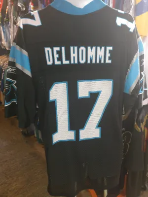 Vintage #17 JAKE DELHOMME Carolina Panthers NFL Reebok Jersey M